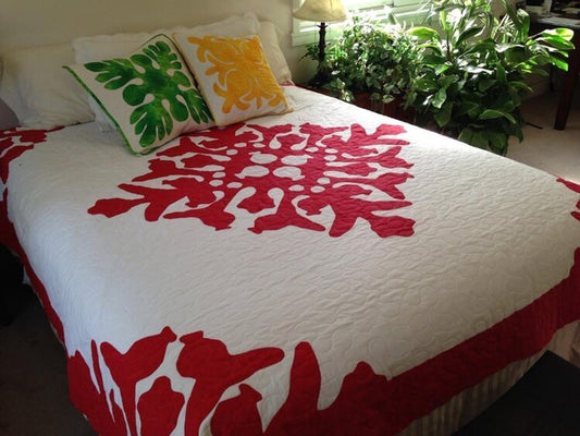 Quiltsmart Hawaiian Garden Printed Interfacing & Instructions Pack