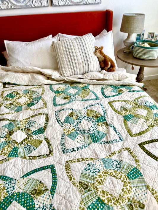 Quiltsmart Baskets Around Printed Interfacing & Instructions Pack - 3 Size Variations Per Pack