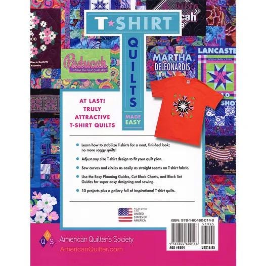 AQS Publishing Martha Deleonardis T-Shirt Quilts Made Easy Pattern Book (Softcover)