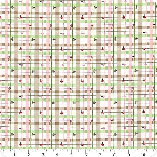 Riley Blake Jennifer Long To Grandmother's House Fabric Collection Lumberjack Plaid on Cloud Premium 100% Cotton Quilt Shop Quality Fabrics
