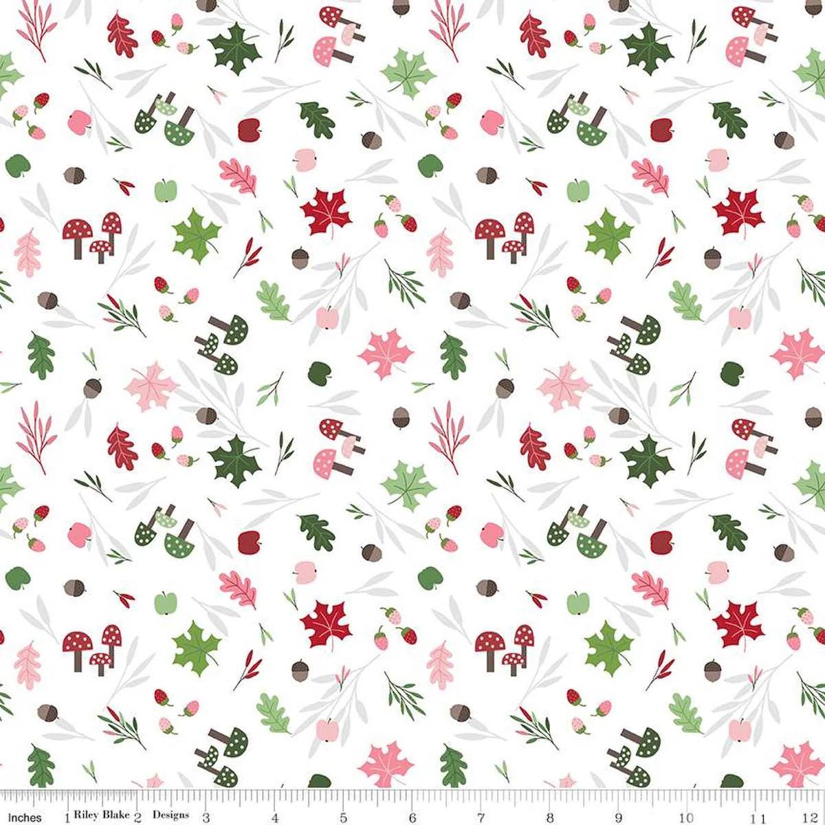Riley Blake Jennifer Long To Grandmother's House Fabric Collection Foraging in the Forest on Cloud Premium 100% Cotton Fabrics