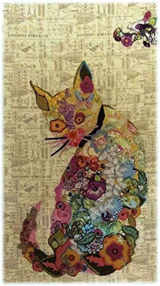 Laura Heine Purrfect... Wall Quilt Pattern Finished Size: 21"x35"