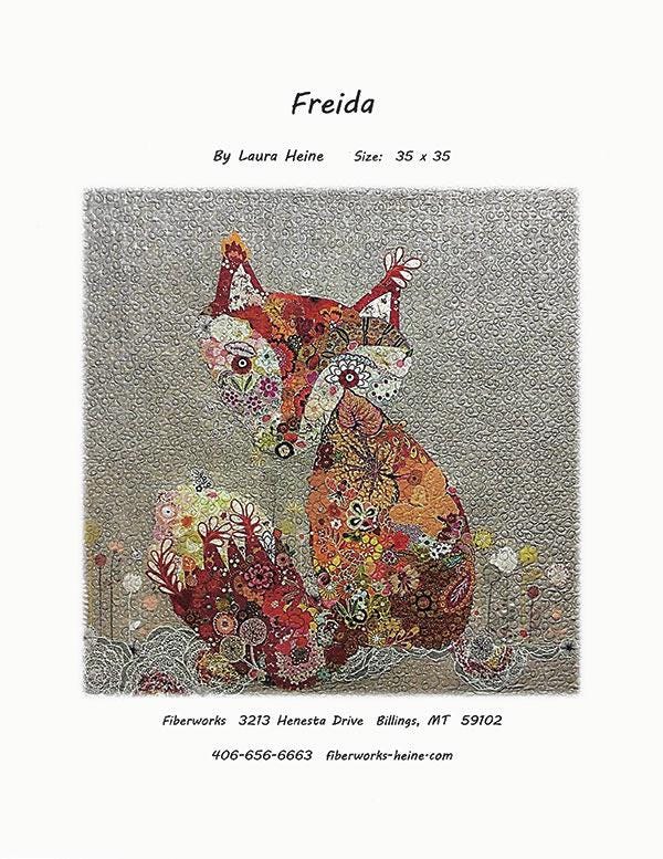 Laura Heine Freida Wall Quilt Pattern Finished Size: 35"x35"