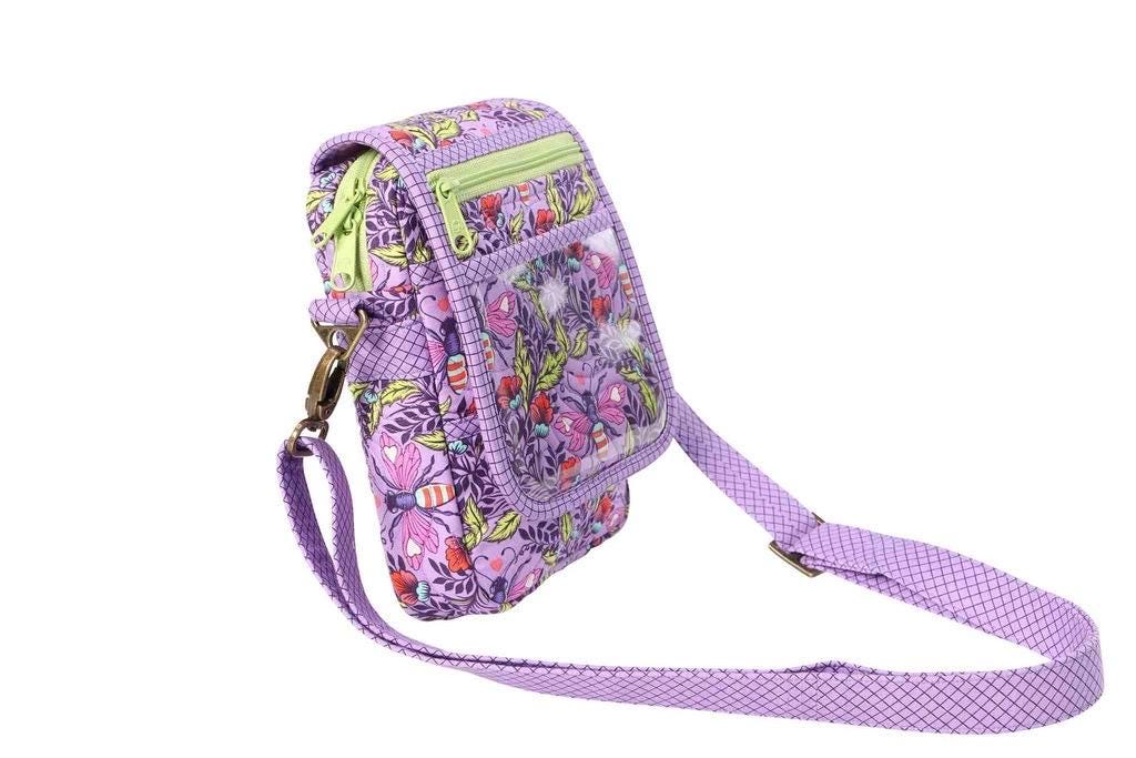 ByAnnie On The Go 2.0 Crossbody Bag Pattern Finished Size 8"x6"x2" (14 Colors of 18"x54" Mesh Packs Sold Separately)