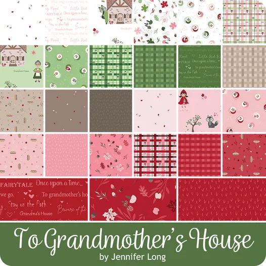 Riley Blake Jennifer Long To Grandmother's House Fabric Collection Grandma's Apple Pie on Harvest Premium 100% Cotton Fabrics