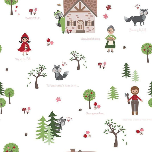 Riley Blake Jennifer Long To Grandmother's House Fabric Collection Through The Woods on Cloud Premium 100% Cotton Quilt Shop Quality Fabrics
