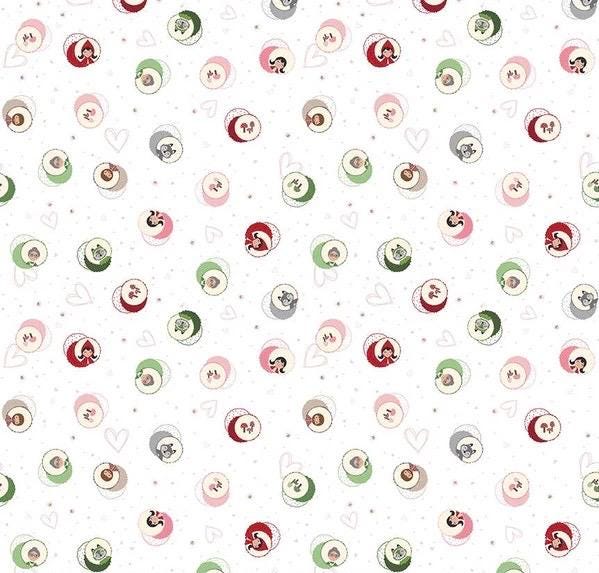 Riley Blake Jennifer Long To Grandmother's House Fabric Collection Story Character Cameos on Cloud Premium 100% Cotton Fabrics