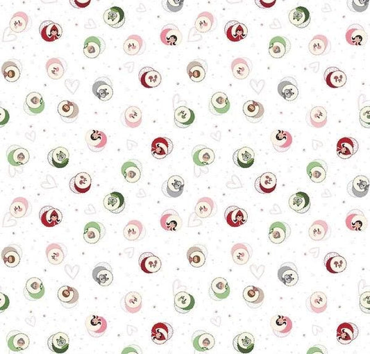 Riley Blake Jennifer Long To Grandmother's House Fabric Collection Story Character Cameos on Cloud Premium 100% Cotton Fabrics