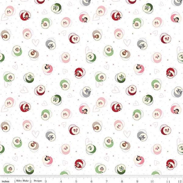 Riley Blake Jennifer Long To Grandmother's House Fabric Collection Story Character Cameos on Cloud Premium 100% Cotton Fabrics