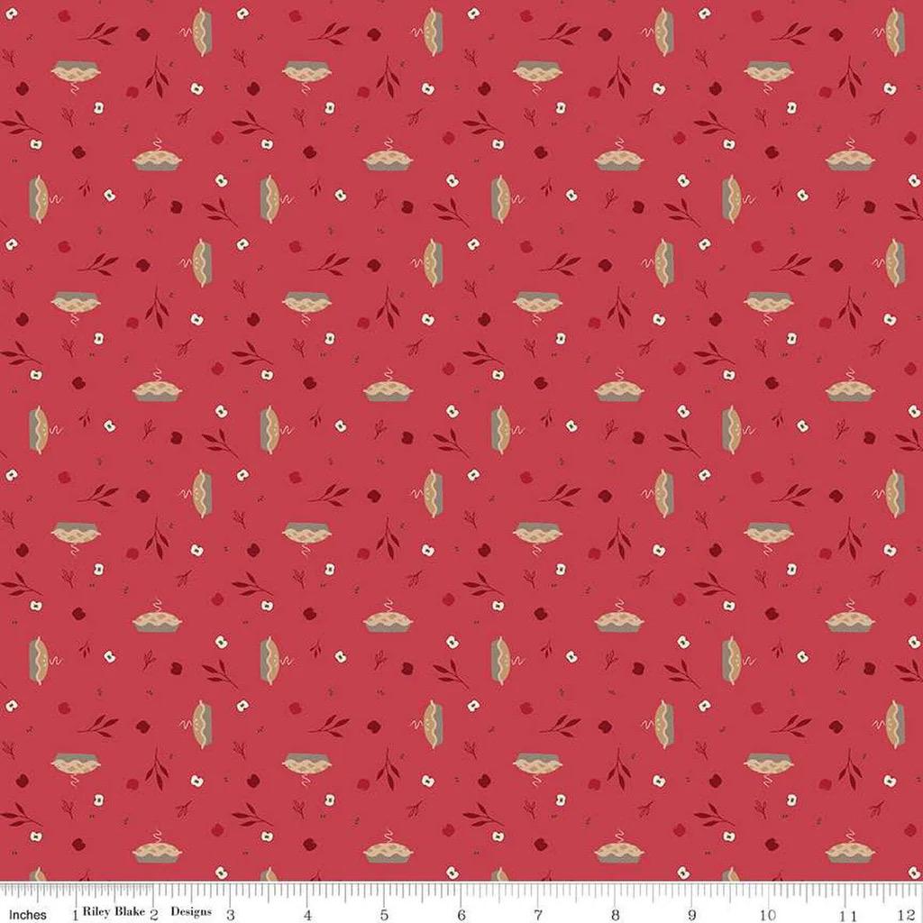 Riley Blake Jennifer Long To Grandmother's House Fabric Collection Grandma's Apple Pie on Berry Premium 100% Cotton Fabrics