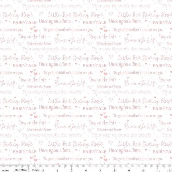 Riley Blake Jennifer Long To Grandmother's House Fabric Collection Little Red Storybook on Cloud Premium 100% Cotton Fabrics