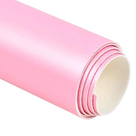 RETIRED!! Kimberbell Kimberbellishments 8"x24" Faux Embroidery Leather Sheet - French Pink