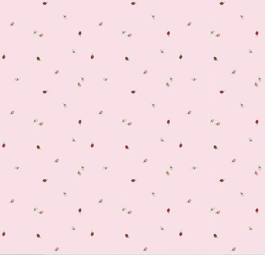Riley Blake Jennifer Long To Grandmother's House Fabric Collection Bit of Berries on Pink Premium 100% Cotton Quilt Shop Quality Fabrics