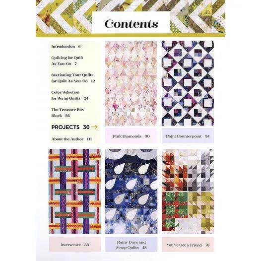 Judy Gauthier Quilt As-You-Go For Scrap Lovers Quilts Pattern Book - 12 Projects Per Book (Softcover)