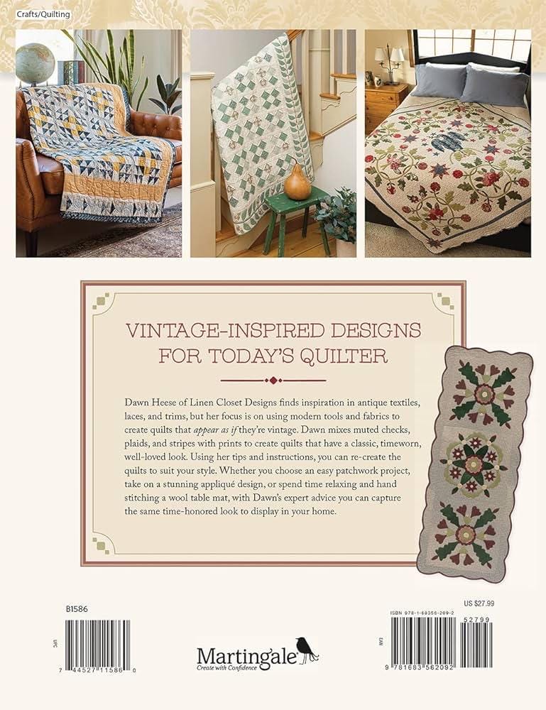 Dawn Heese Palin & Fancy Quilts Pattern Book - 12 Patterns For Cozy Patchwork and Beautiful Applique (Softcover)