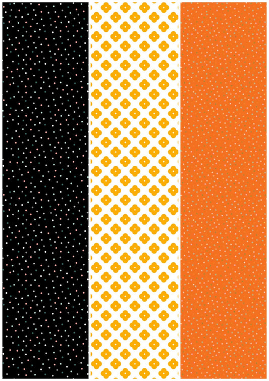 Pen + Paper Patterns Fresh as a Daisy Quilt Kit Featuring Poppie Cotton Fabrics Finished Size: 59.5"x63.5"