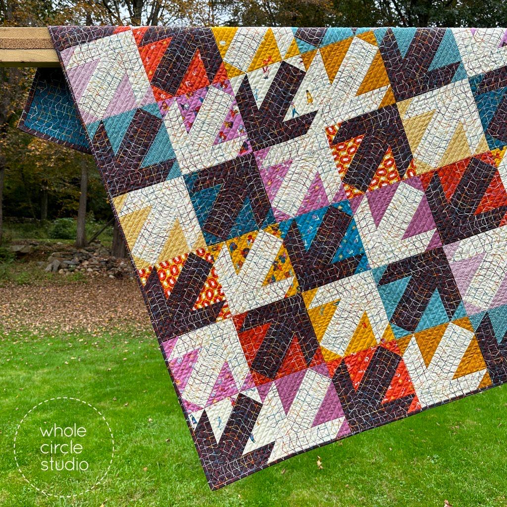 Whole Circle Studio Dual Directions Quilt Pattern - 4 Size Variations Per Pattern