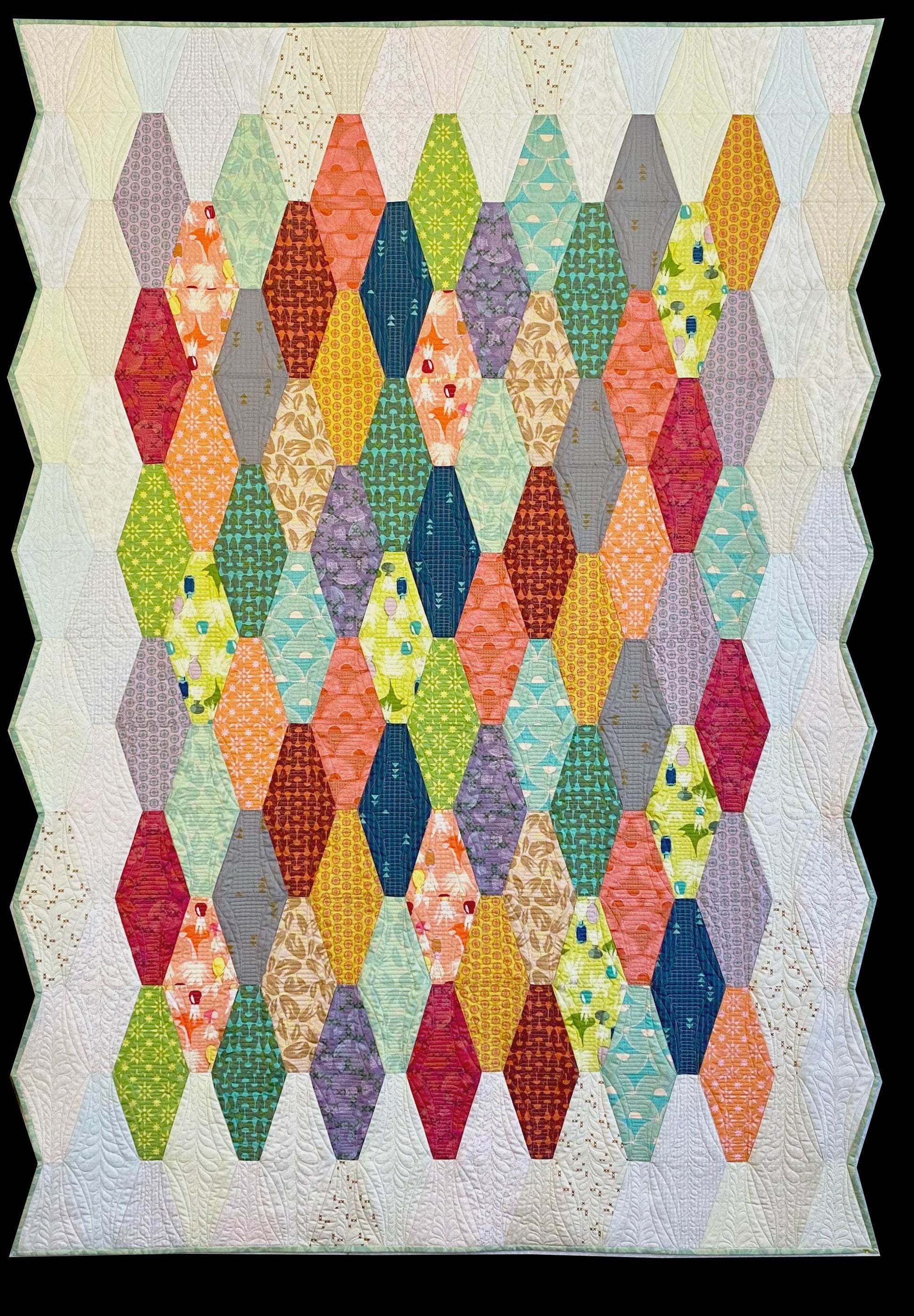 Sew Kind of Wonderful Vintage Quilt Pattern Finished Size: 51"x77"