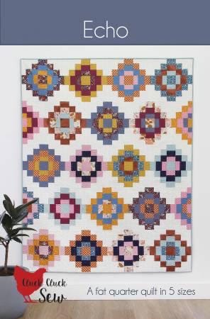 Cluck Cluck Sew Echo Quilt Pattern - 5 Size Variations Per Pattern CCS #220
