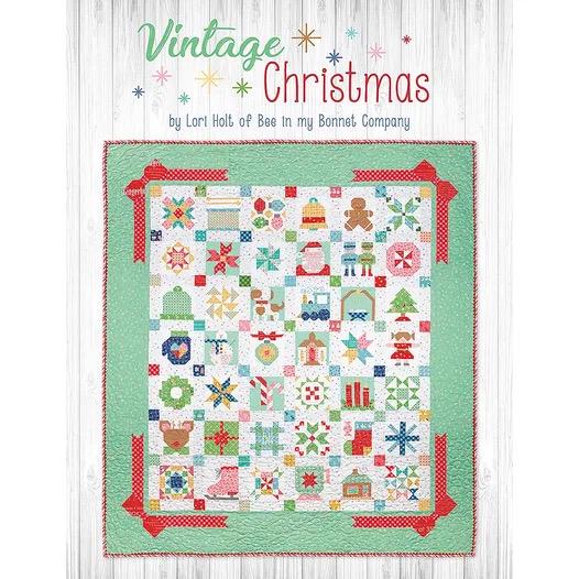 It's Sew Emma Vintage Christmas Pattern Book - Over 40 Different Blocks Per Book (Spiral Bound) ISE-925