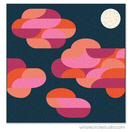 Whole Circle Studio Big Island Sky Quilt Pattern - 4 Size Variations Per Pattern