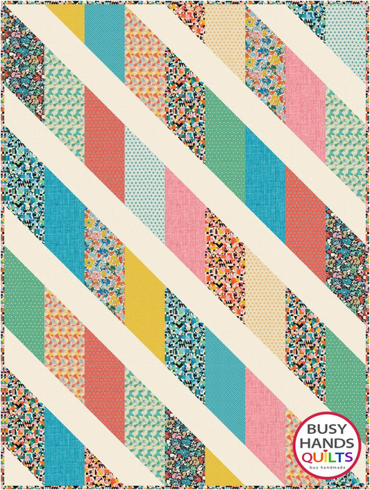 Busy Hands Quilts Journey Quilt Pattern - 9 Size Variations Per Pattern