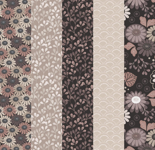 LIMITED EDITION!! Fabric Cafe Zenith Quilt Kit Featuring Lewis & Irene Shinrin Yoku Fabric Collection Finished Size: 50"x72"