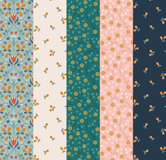 LIMITED EDITION!! Fabric Cafe Zenith Quilt Kit Featuring Lewis & Irene Wintertide Fabric Collection Finished Size: 50"x72"