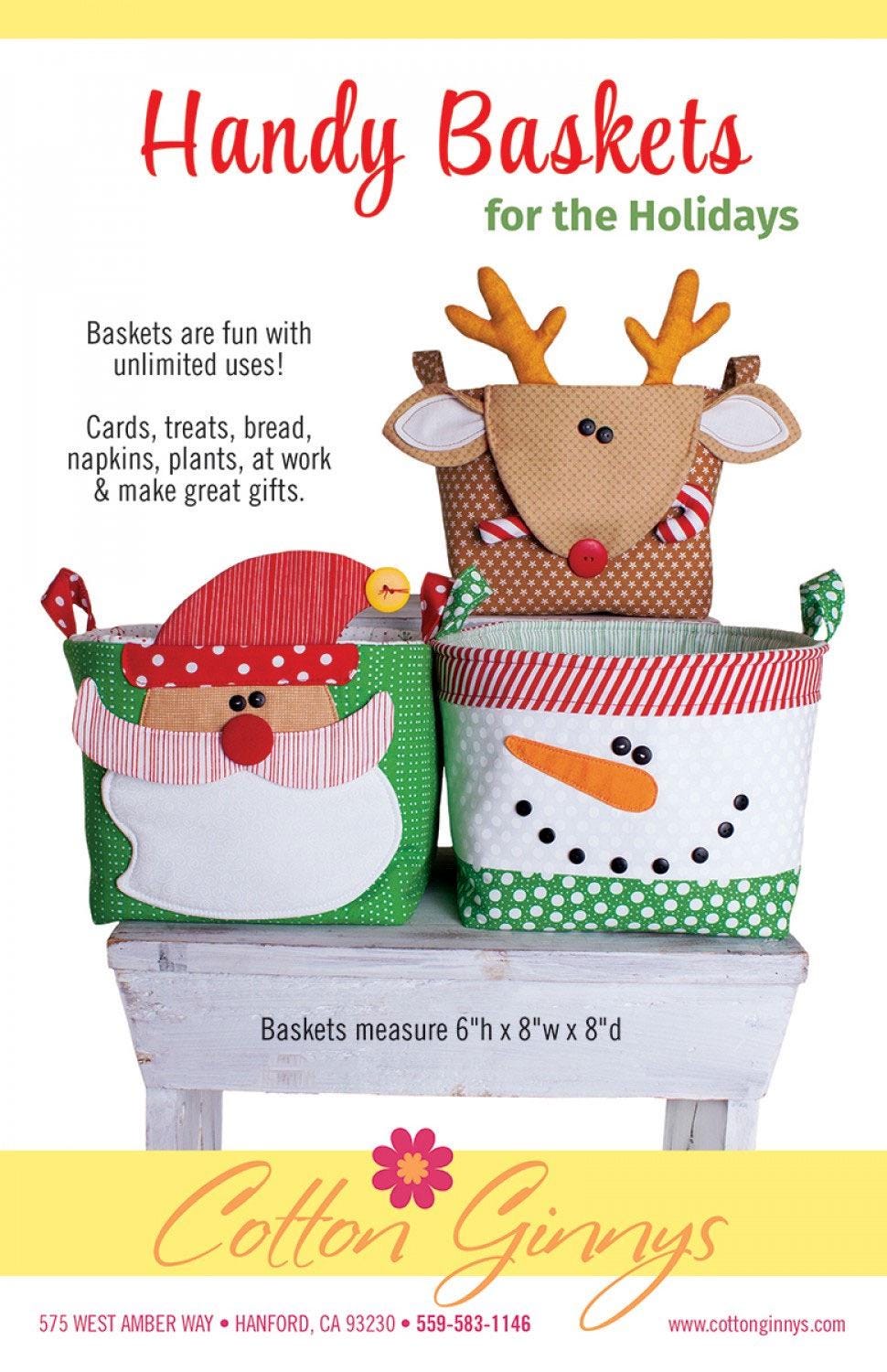 Cotton Ginny's Handy Baskets For The Holidays Pattern HR180
