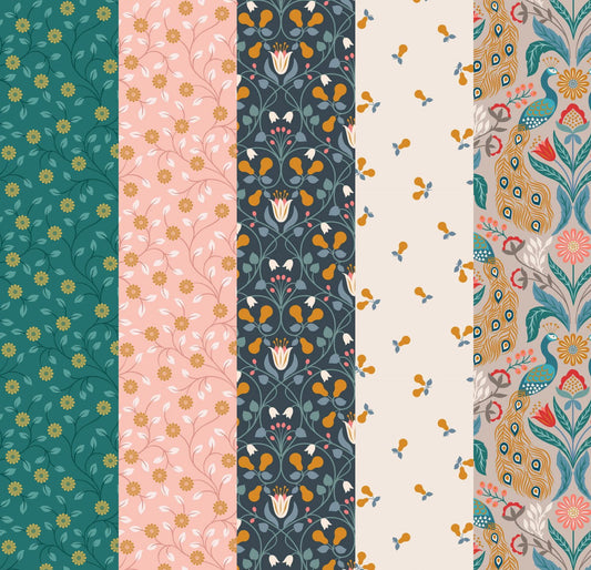 LIMITED EDITION!! Fabric Cafe Passage Quilt Kit Featuring Lewis & Irene Wintertide Fabric Collection Finished Size: 54”x63"