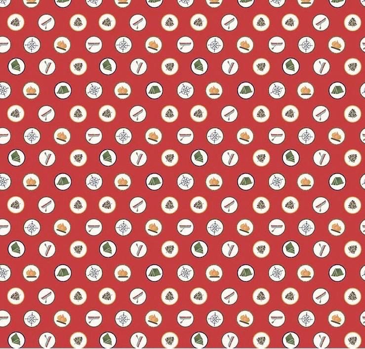 LIMITED EDITION!! Fabric Cafe Amore Quilt Kit Featuring Riley Blake Love You S'Mores Fabric Collection Finished Size: 39"x57"