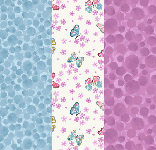 LIMITED EDITION!! Fabric Cafe Amore Quilt Kit Featuring Lewis & Irene Love Blooms Fabric Collection Finished Size: 39"x57"