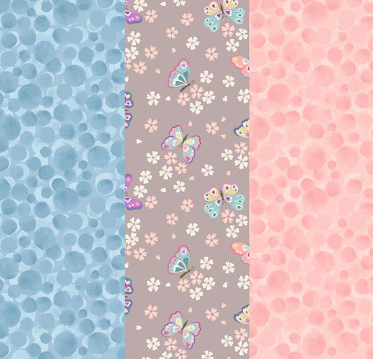 LIMITED EDITION!! Fabric Cafe Amore Quilt Kit Featuring Lewis & Irene Love Blooms Fabric Collection Finished Size: 39"x57"