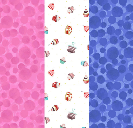 LIMITED EDITION!! Fabric Cafe Amore Quilt Kit Featuring Lewis & Irene Small Things Sweet Fabric Collection Finished Size: 39"x57"