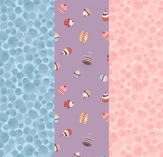 LIMITED EDITION!! Fabric Cafe Amore Quilt Kit Featuring Lewis & Irene Small Things Sweet Fabric Collection Finished Size: 39"x57"