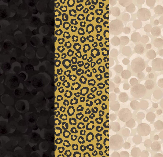 LIMITED EDITION!! Fabric Cafe Amore Quilt Kit Featuring Lewis & Irene Small Things Wild Animals Fabric Collection Finished Size: 39"x57"