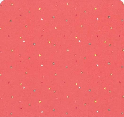 Riley Blake Heather Peterson Market Street Fabric Collection Triangles on Tea Rose Premium 100% Quilt Shop Quality Cotton Fabrics
