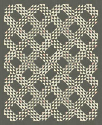 Laundry Basket Quilts Seabreeze Quilt Pattern Finished Size: 70"x86"