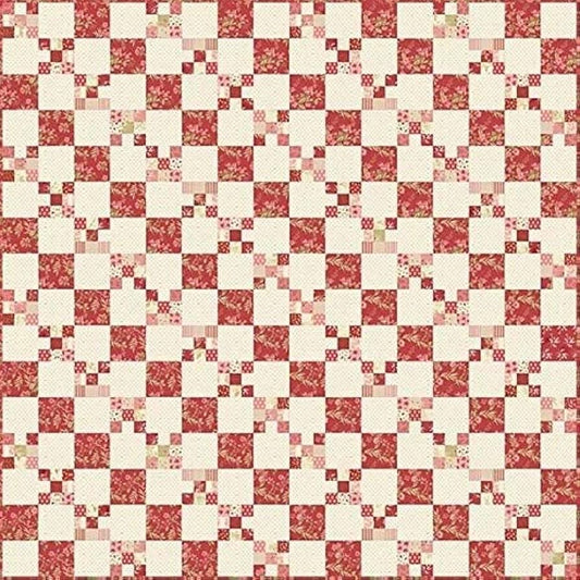 Laundry Basket Quilts Cranberry Chain Quilt Pattern - 3 Size Variations Per Pattern