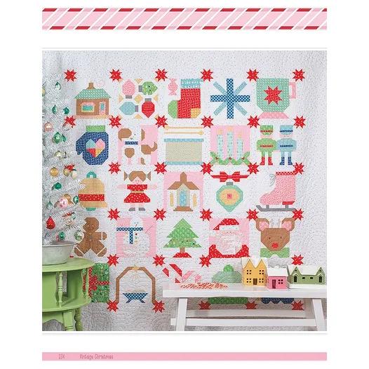 It's Sew Emma Vintage Christmas Pattern Book - Over 40 Different Blocks Per Book (Spiral Bound) ISE-925