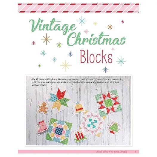 It's Sew Emma Vintage Christmas Pattern Book - Over 40 Different Blocks Per Book (Spiral Bound) ISE-925