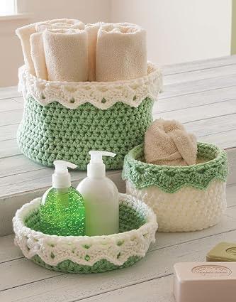 Annie's Crochet Baskets For All - 14 Fabulous Projects To Brighten Up Any Room (Softcover)
