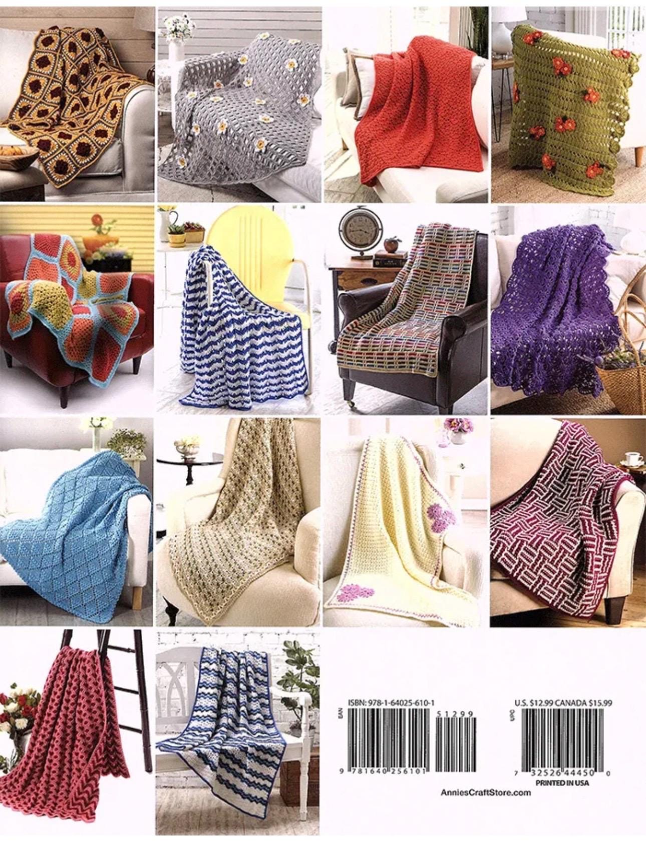 Annie's Crochet Big Book of Crocheted Afghans - Bring Comfort To Your Home With 21 Lovely Afghans! (Softcover) 871856