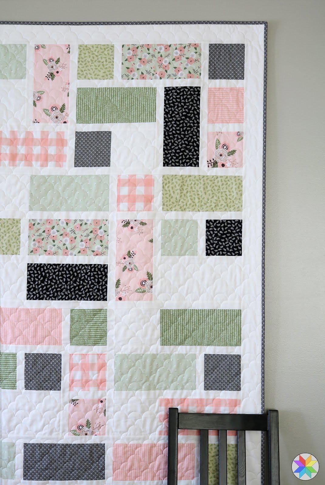A Bright Corner Grandstand Quilt Pattern - 4 Size Variations Per Pattern ABC352