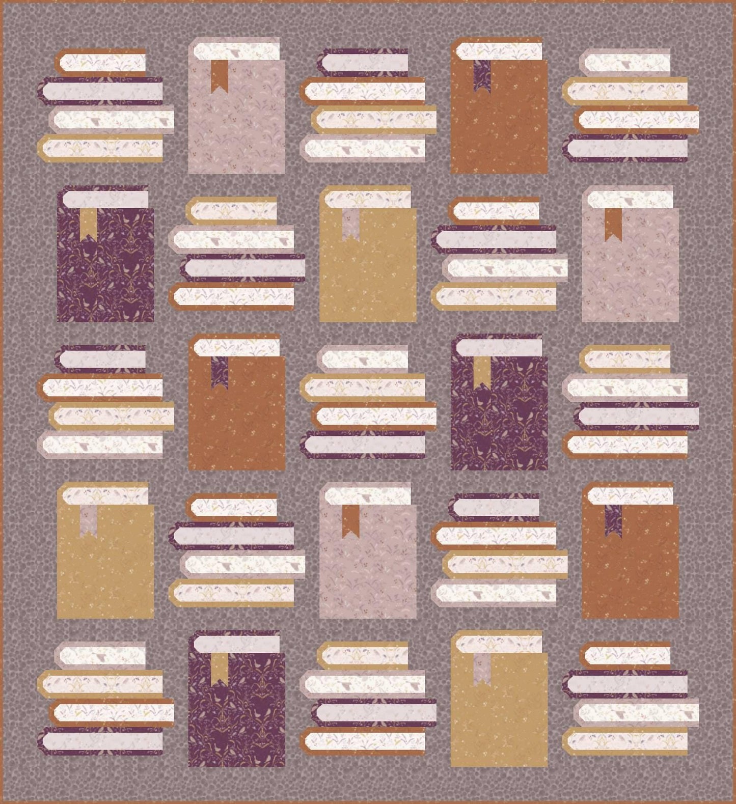 LIMITED EDITION!! Pen + Paper Patterns Book Nook Quilt Kit Featuring Lewis & Irene Meadowside Fabric Collection