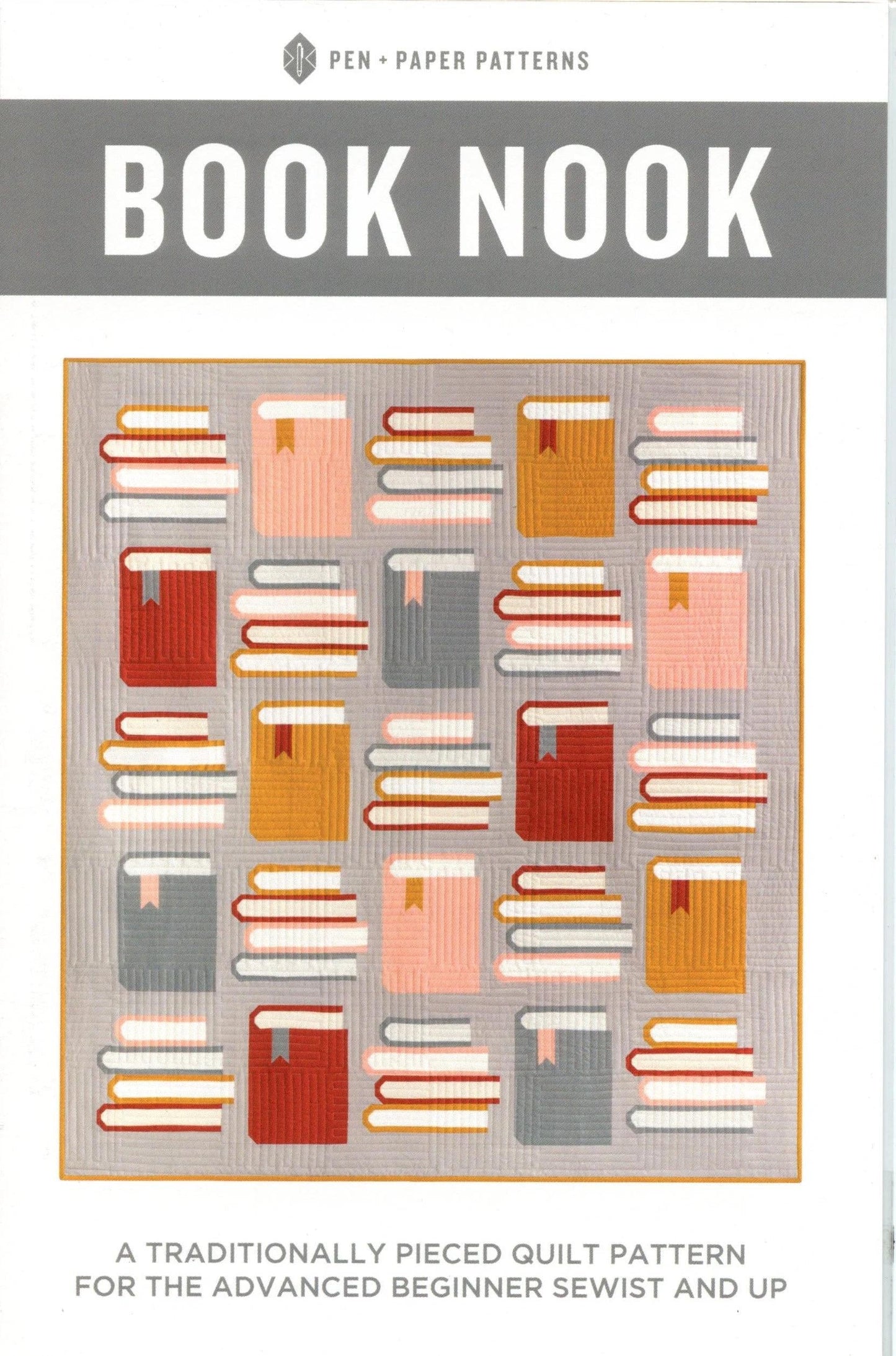 LIMITED EDITION!! Pen + Paper Patterns Book Nook Quilt Kit Featuring Lewis & Irene Soraya Fabric Collection