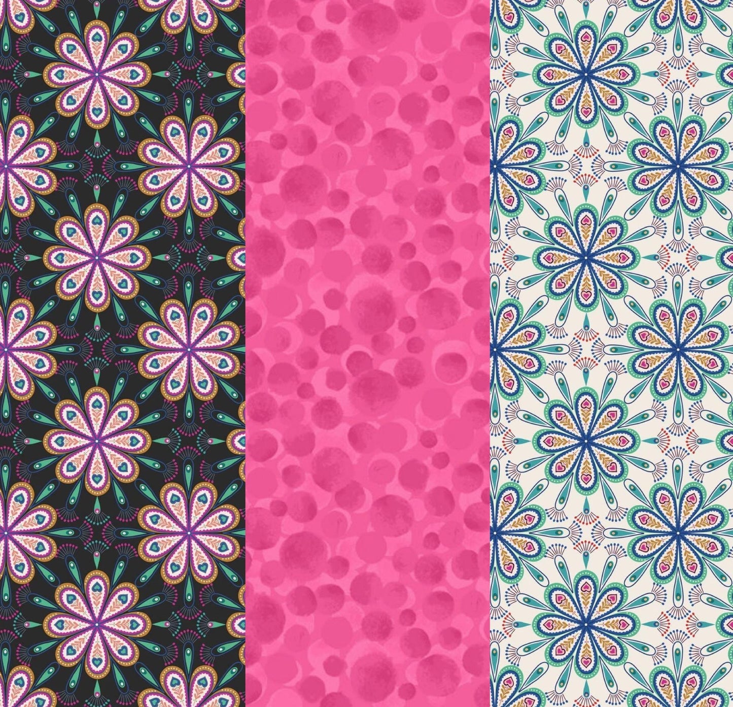 LIMITED EDITION!! Fabric Cafe Mosaic Quilt Kit Featuring Lewis & Irene Soraya Fabric Collection Finished Size: 42.5"x53.5"