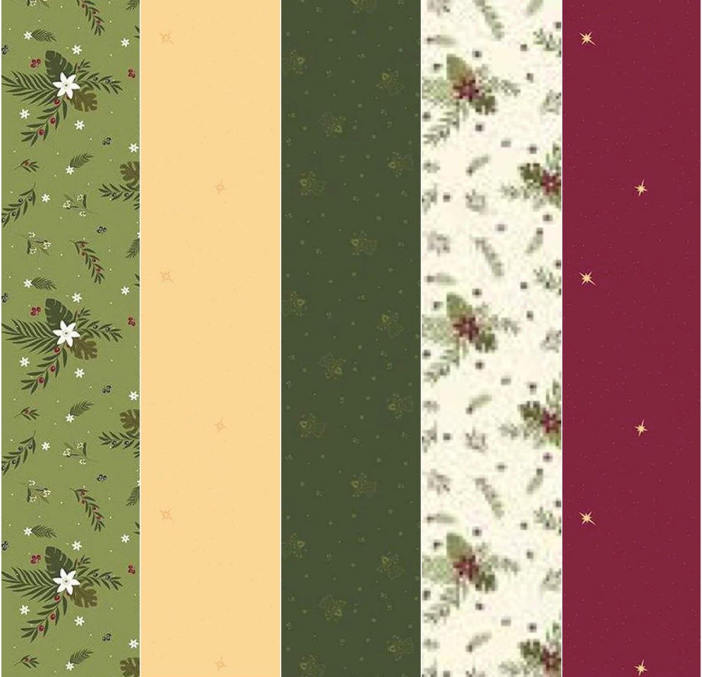 LAST ONE!! Limited Edition Fabric Cafe Zenith Quilt Kit Featuring Riley Blake Silent Night Fabric Collection Finished Size: 50"x72"