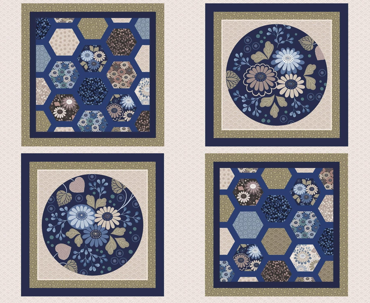 LIMITED EDITION!! Fabric Cafe Zenith Quilt Kit Featuring Lewis & Irene Shinrin Yoku Fabric Collection Finished Size: 50"x72"
