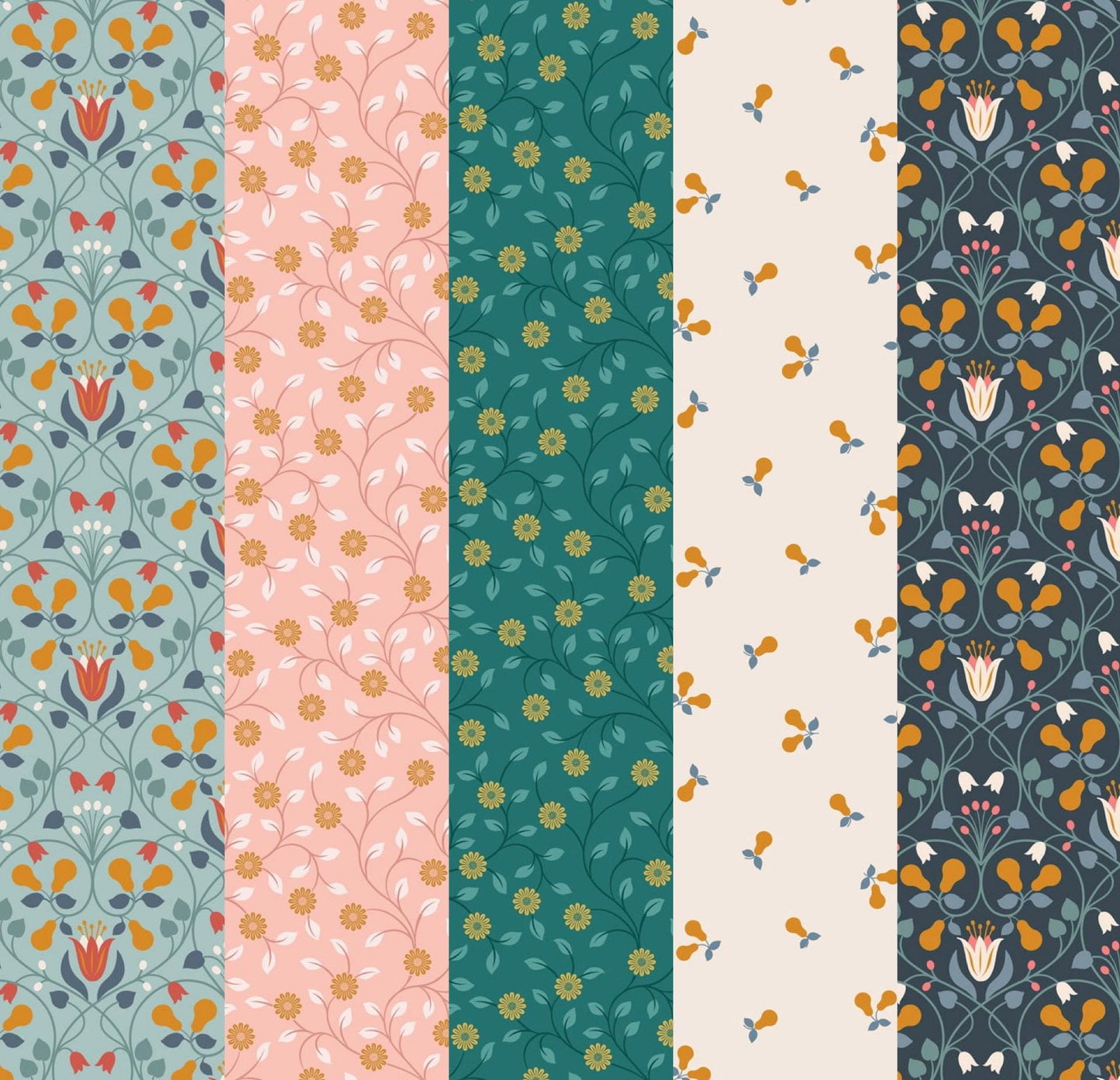 LIMITED EDITION!! Fabric Cafe Zenith Quilt Kit Featuring Lewis & Irene Wintertide Fabric Collection Finished Size: 50"x72"